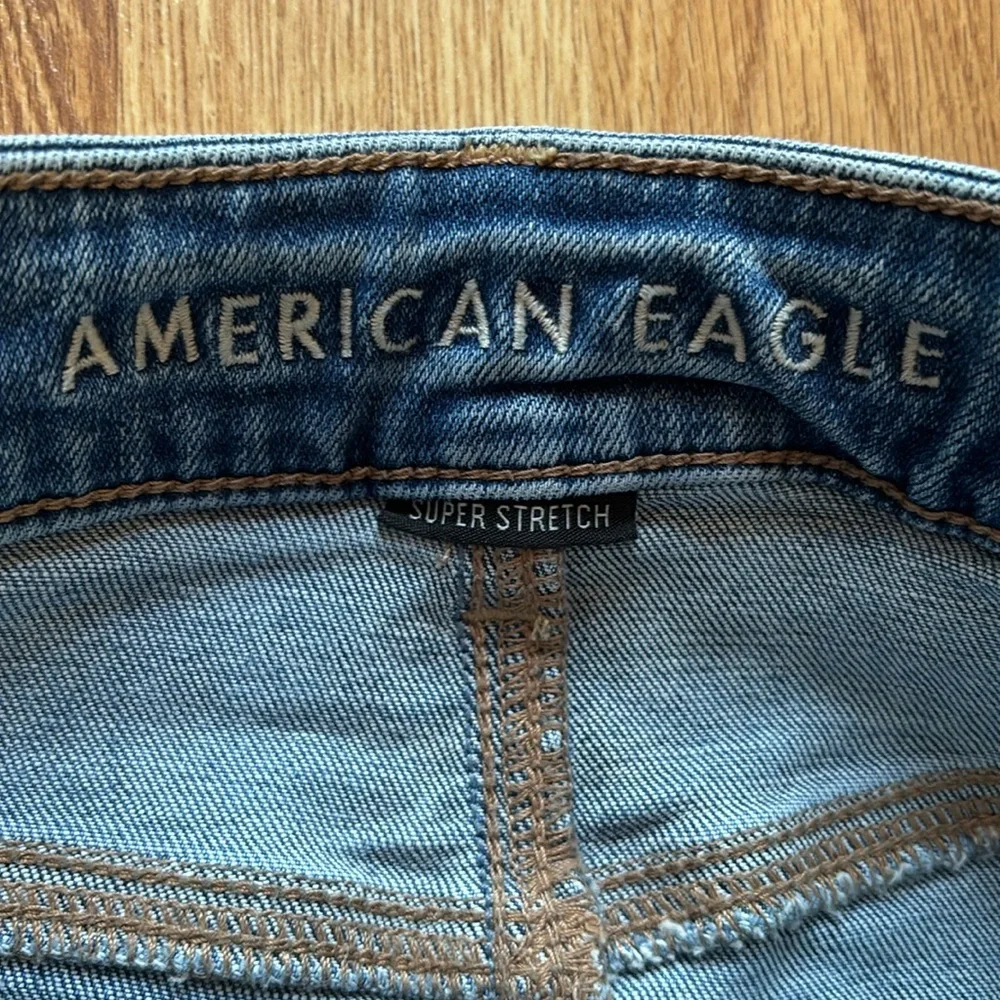 AE Super Stretch Denim Skirt - Picture 3 of 6